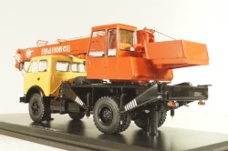 КС-3577 на шасси Маз-500А, автокран, бежевый/коричневый, SSM1644, SSM 1:43