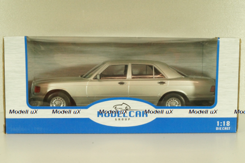 Mercedes-Benz 380 SE (W126) S-Class, silver, MCG18185, MCG 1:18
