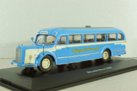 Mercedes-Benz O 6600 bus with figuren driver 1951, blue, 450274800, Schuco 1:43