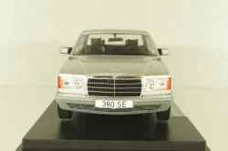 Mercedes-Benz 380 SE (W126) S-Class, silver, MCG18185, MCG 1:18