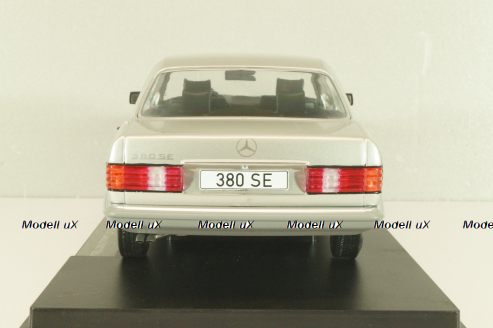 Mercedes-Benz 380 SE (W126) S-Class, silver, MCG18185, MCG 1:18
