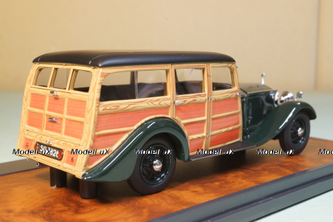Rolls Royce Phantom II Shooting Brake 67XJ 1930 Green/Wood, MX51705-091, Matrix 1:43