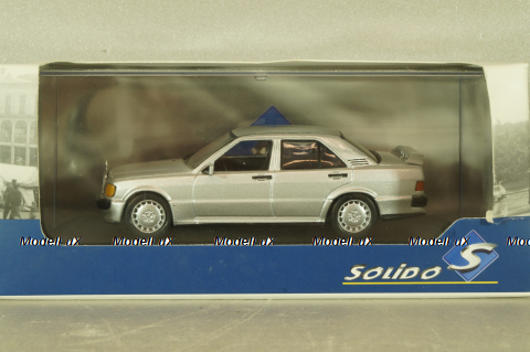 Mercedes 190E (W201) 1984, silver, 4302700, Solido 1:43
