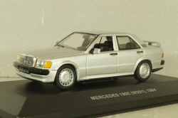 Mercedes 190E (W201) 1984, silver, 4302700, Solido 1:43