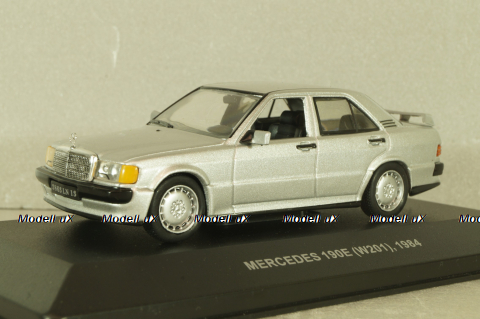 Mercedes 190E (W201) 1984, silver, 4302700, Solido 1:43