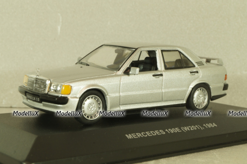 Mercedes 190E (W201) 1984, silver, 4302700, Solido 1:43
