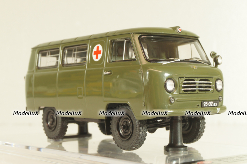 Уаз-450А, Медицинская Помощь, МО СССР 1962 г., 145025, DiP Models 1:43