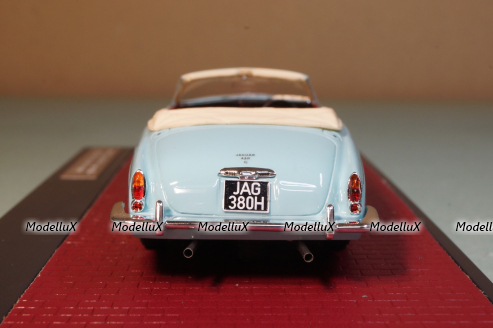 Jaguar 420G convertible blue 1969, MX41001-191, Matrix 1:43