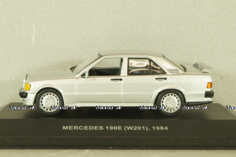 Mercedes 190E (W201) 1984, silver, 4302700, Solido 1:43