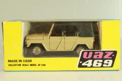 Уаз-469 А34, бежевый, 1991г., серый салон, Тантал/Радон 1:43