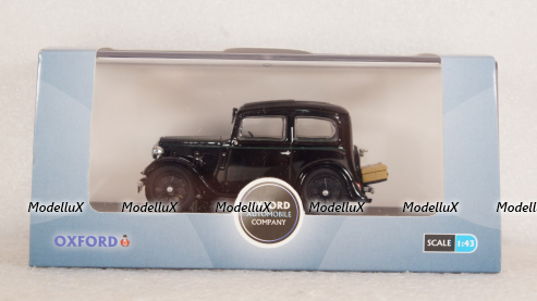 Austin 7 Ruby salon black, Oxford 1:43
