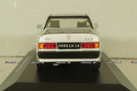 Mercedes 190E (W201) 1984, silver, 4302700, Solido 1:43