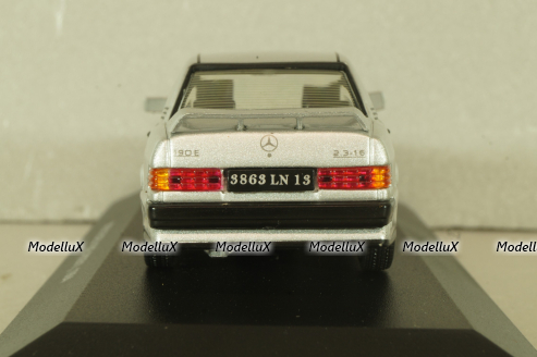 Mercedes 190E (W201) 1984, silver, 4302700, Solido 1:43