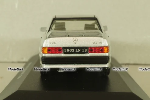 Mercedes 190E (W201) 1984, silver, 4302700, Solido 1:43