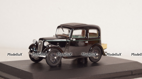 Austin 7 Ruby salon black, Oxford 1:43