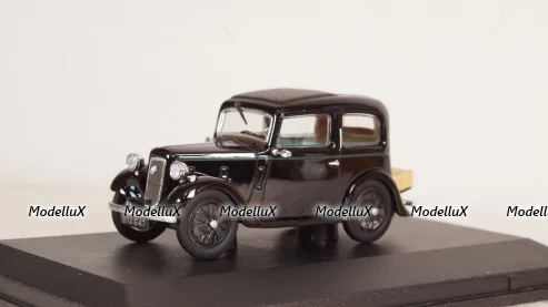 Austin 7 Ruby salon black, Oxford 1:43
