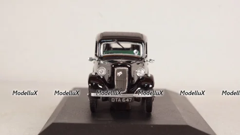 Austin 7 Ruby salon black, Oxford 1:43