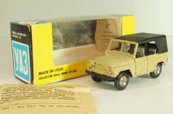 Уаз-469 А34, бежевый, 1991г., серый салон, Тантал/Радон 1:43