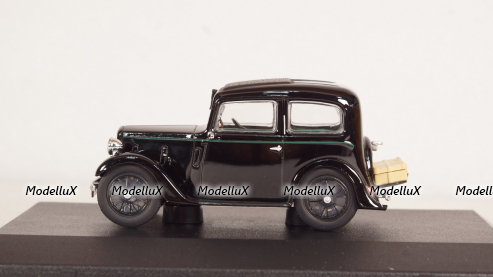 Austin 7 Ruby salon black, Oxford 1:43