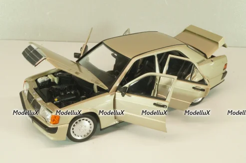 Mercedes-Benz 190 E (W201) 2.3-16 1984, silver metallic, 183831, Norev 1:18