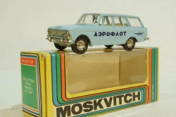 Москвич-427, А4, Аэрофлот, голубой,Тантал/Радон 1:43