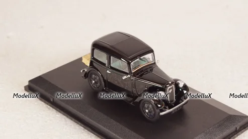 Austin 7 Ruby salon black, Oxford 1:43