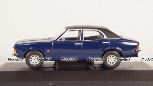 Ford Cortina MkIII 2000GT dark blue/mattblack 1973, Vanguards 1:43