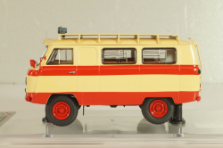 Уаз-450А "Передвижная Пожарная Лаборатория", бежевый/красный, 1962г., 145021, DiP Models 1:43