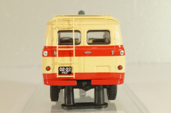 Уаз-450А "Передвижная Пожарная Лаборатория", бежевый/красный, 1962г., 145021, DiP Models 1:43