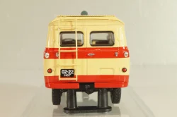 Уаз-450А "Передвижная Пожарная Лаборатория", бежевый/красный, 1962г., 145021, DiP Models 1:43