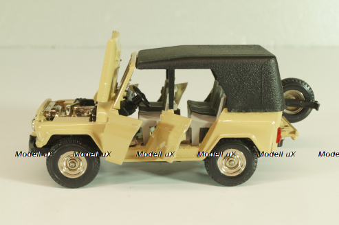Уаз-469 А34, бежевый, 1991г., серый салон, Тантал/Радон 1:43