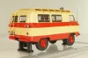 Уаз-450А "Передвижная Пожарная Лаборатория", бежевый/красный, 1962г., 145021, DiP Models 1:43