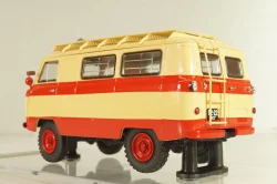 Уаз-450А "Передвижная Пожарная Лаборатория", бежевый/красный, 1962г., 145021, DiP Models 1:43