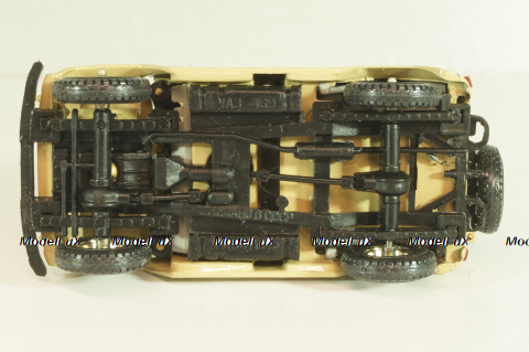 Уаз-469 А34, бежевый, 1991г., серый салон, Тантал/Радон 1:43