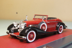 Mercedes 540K Roadster Lancefield open red 1938, MX51302-181, Matrix 1:43