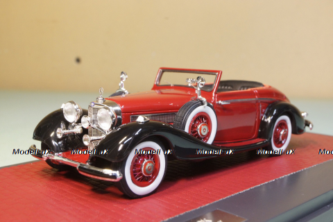 Mercedes 540K Roadster Lancefield open red 1938, MX51302-181, Matrix 1:43