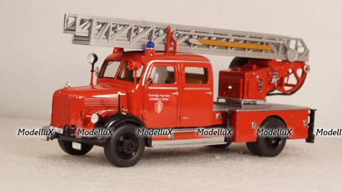 Mercedes  L 3500 DL 25 Metz, ladder fire engine 1969, 46240, NEO 1:43