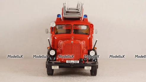 Mercedes  L 3500 DL 25 Metz, ladder fire engine 1969, 46240, NEO 1:43