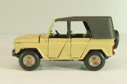 Уаз-469 А34, бежевый, 1991г., черный салон, Тантал/Радон 1:43
