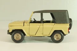 Уаз-469 А34, бежевый, 1991г., черный салон, Тантал/Радон 1:43