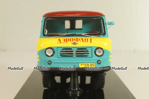 Уаз-450, с обратным открыванием дверей, Аэрофлот 1959г., 145033, DiP Models 1:43
