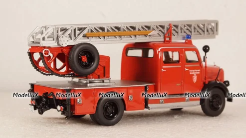 Mercedes  L 3500 DL 25 Metz, ladder fire engine 1969, 46240, NEO 1:43