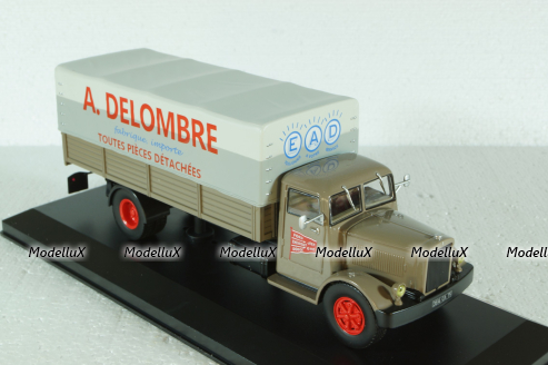 Berliet GDR 7W Truck Telonato Livraisons A.Delombre 1954, Altaya 1:43