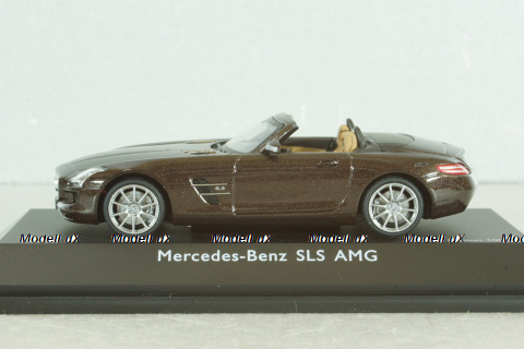 Mercedes-Benz SLS AMG Roadster (R197) 2010, braun, 450745600, Schuco 1:43