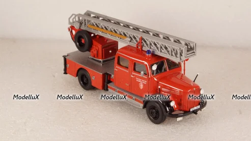 Mercedes  L 3500 DL 25 Metz, ladder fire engine 1969, 46240, NEO 1:43