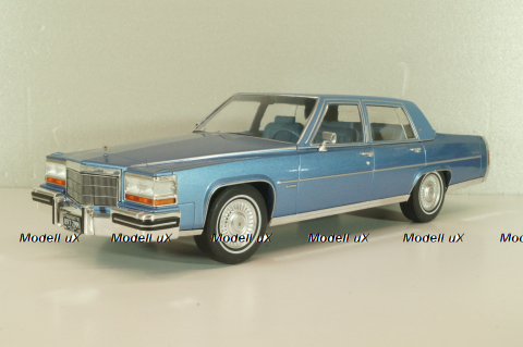 Cadillac Fleetwood Brougham 1991, blue metallic, MCG18252, MCG 1:18