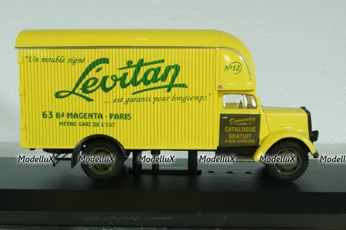 Opel Blitz Truck Fourgon Demenageur Levitan 1952, Altaya 1:43