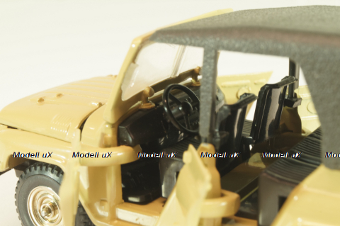 Уаз-469 А34, бежевый, 1991г., черный салон, Тантал/Радон 1:43
