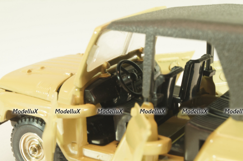 Уаз-469 А34, бежевый, 1991г., черный салон, Тантал/Радон 1:43