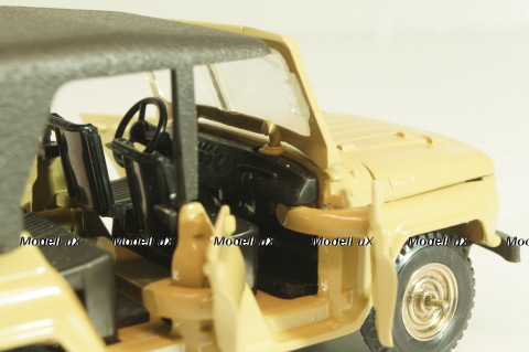 Уаз-469 А34, бежевый, 1991г., черный салон, Тантал/Радон 1:43